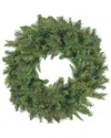Northlight Discontinued  Canyon Pine Mixed Greens Artificial Christmas Wreath