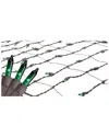 Northlight 2' X 8' Green Mini Tree Trunk Wrap Christmas Net Lights