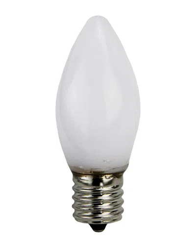 NORTHLIGHT DISCONTINUED NORTHLIGHT PACK OF 4 OPAQUE WHITE C9 CHRISTMAS REPLACEMENT BULBS