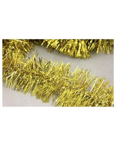 Northlight Discontinued  Shiny Gold Festive Christmas Foil Tinsel Garland