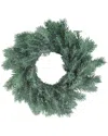 Northlight Discontinued  Traditional Frosted Green Pine Decorative Christmas Wreath