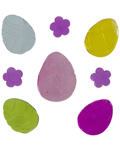 Northlight Easter Egg Gel Window Clings In Yellow
