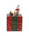 Northlight Elegant Advent Storage Calendar Box In Green