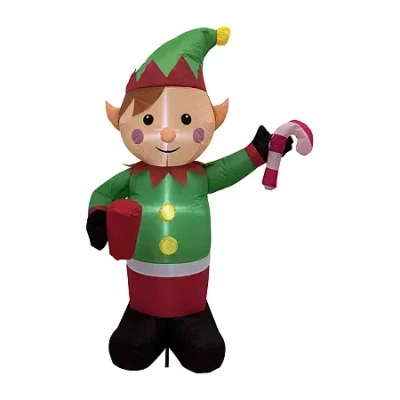 Northlight Elf Elf Christmas Inflatable In Multi