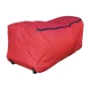 Northlight Expandable Quilted Rolling Tree Storage Bag In Red