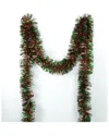 Shop Northlight Festive Shiny Red & Green Christmas Tinsel Garland