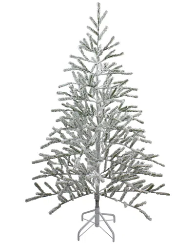 Northlight Flocked Alpine Coral Artificial Christmas Tree