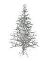 Northlight Flocked Alpine Coral Artificial Christmas Tree