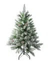 Northlight Flocked Angel Pine Artificial Christmas Tree