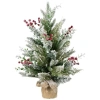 Northlight Flocked Balsam Pine Artificial Mini Christmas Tree In Green