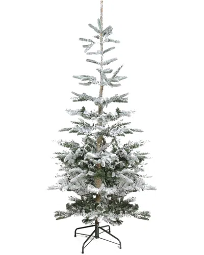 NORTHLIGHT NORTHLIGHT FLOCKED NOBLE FIR ARTIFICIAL CHRISTMAS TREE