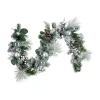 Northlight 6ft Flocked Pine Artificial Christmas Garland In White