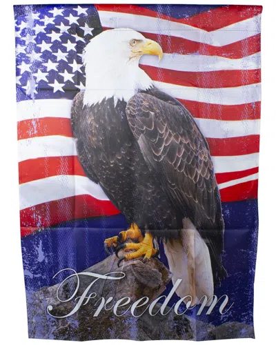 Northlight Freedom Bald Eagle Patriotic Outdoor House Flag In Multi