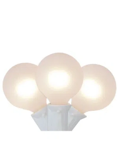 Northlight Frosted G Globe Christmas Light Set In White