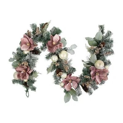 Northlight Frosted Pine Artificial Christmas Indoor Garland In Multi