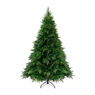 Northlight Full Silverthorne 7 1/2 Foot Pre-lit Fir Christmas Tree In Green