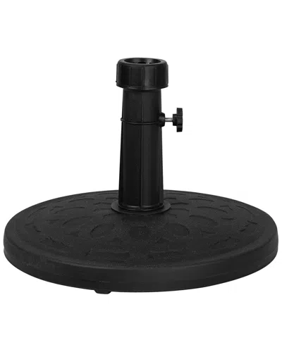 Northlight Geometric Pattern Round Base Stand For Patio Umbrellas