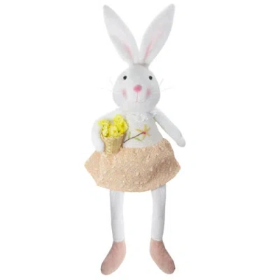 Northlight Girl Bunny Rabbit Easter And Spring Figure In White