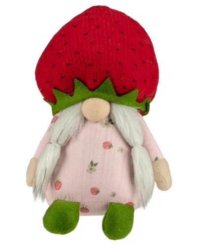 Northlight Girl Springtime Strawberry Gnome In Red