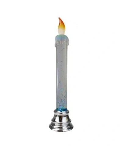 Northlight Glitte Led Flameless Christmas Candle In Clear