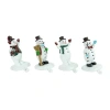 Northlight Glittered Snowman 6.75in 2-pc. Christmas Stocking Holder In White
