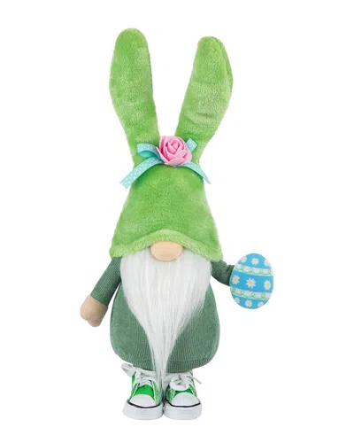 Northlight Gnome With Bunny Ears Easter Figure In Green