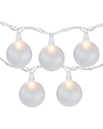 Northlight Golf Ball Patio Light Set In White