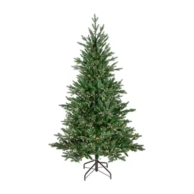 Northlight Grande Spruce Artificial Clear Lights 7 Foot Pre-lit Christmas Tree In Green