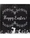 NORTHLIGHT NORTHLIGHT HAPPY EASTER BUNNIES CANVAS WALL ART