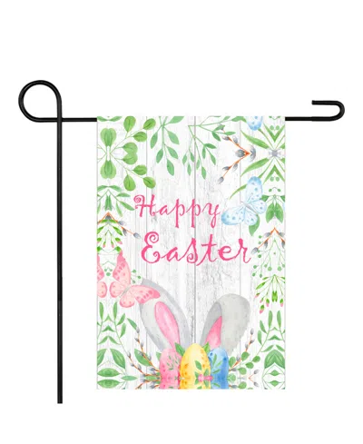 Northlight Happy Easter Rabbit Ears Garden Flag 12.5" X 18" In Pink