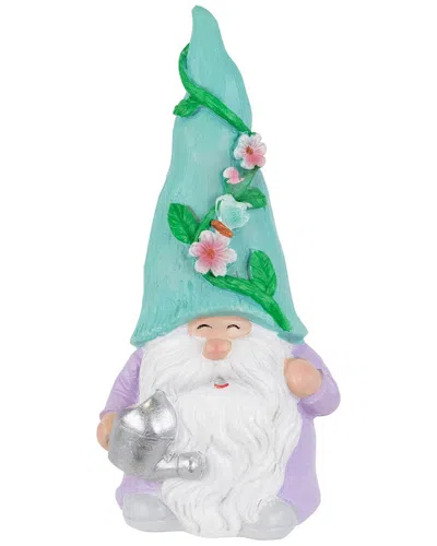 Northlight Happy Gardening Gnome With Watering Can Outdoor Garden Statue In Multi