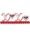 Northlight Heart And Floral "xoxo" Valentine's Day Photo Frame, 4.5" X 12" In Red