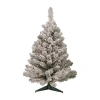 Northlight Heavily Madison Medium Artificial Clear Lights 3 Foot Pre-lit Pine Christmas Tree In White