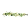 Northlight Hydrangea And Eucalyptus Artificial Floral Spring Garland In Green