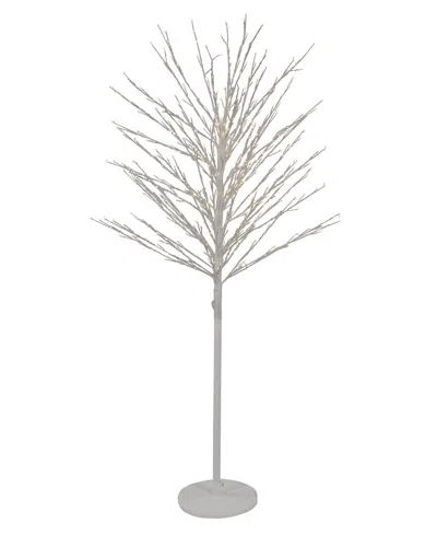 Northlight Indoor/outdoor 5ft White Led Lighted Christmas Twig Tree In Gray