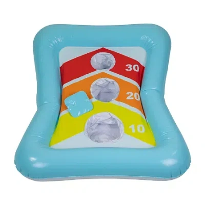 Northlight Inflatable Bean Bag Swimming Game Pool Toy In Blue