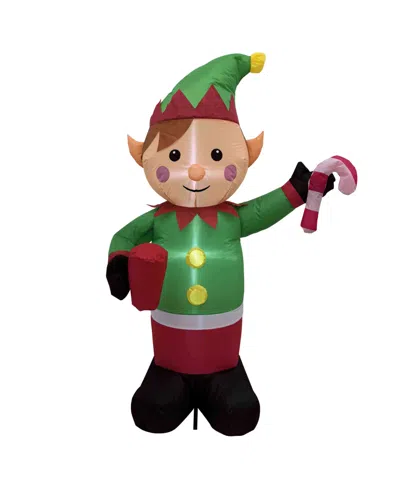 Northlight Inflatable Elf Outdoor Christmas Decoration- 4.25-inch In Green