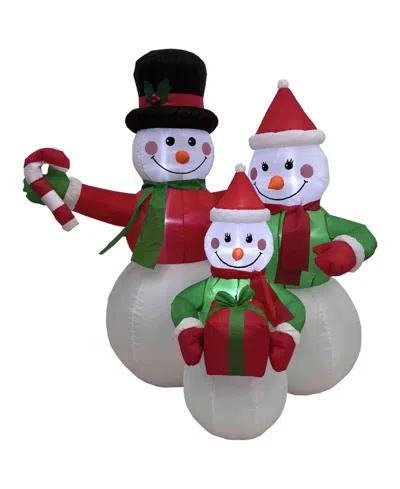 Northlight Inflatable Family Of Snowman In White