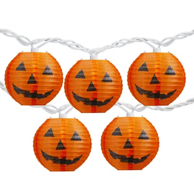 NORTHLIGHT NORTHLIGHT JACK-O-LANTERN PAPER LANTERN HALLOWEEN LIGHTS
