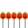 Northlight Jack-o-lantern Shaped Halloween Pathway Markers In Orange