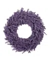 Northlight 28in Lavender Artificial Floral Spring Wreath In Purple
