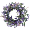 Northlight 18in Lavender Artificial Spring Wreath In Purple