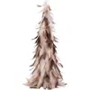 Northlight Layered Feather Cone Tree Christmas Decoration In Brown