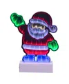 Northlight Led 3d Santa Claus Christmas Tunnel Light In White