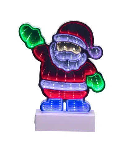 Northlight Led 3d Santa Claus Christmas Tunnel Light In White