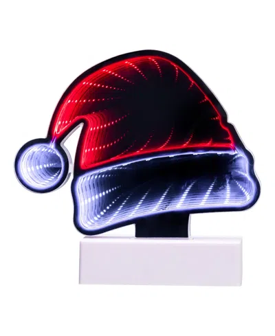 Northlight Led 3d Santa Hat Christmas Tunnel Light In White