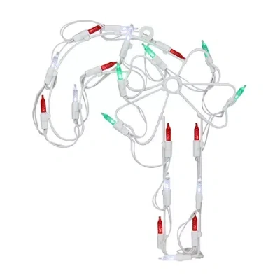 Northlight Led Candy Cane Christmas Window Decor In Multi