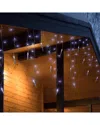 Northlight Led Ice Pillars Christmas Icicle Light Set In White