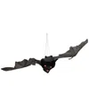 Northlight Led Lighted Animated Halloween Bat With Wings In Black