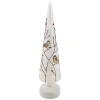 Northlight Led Lighted Birds On Branches Frosted Glass Cone Christmas Treedecoration In White